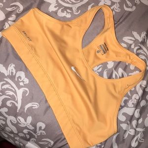 Neon Orange Nike Sports Bra